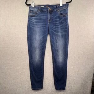 Kut from the Kloth Women's Slouchy Boyfriend Jeans Size 8 Stretch Denim Mid Rise